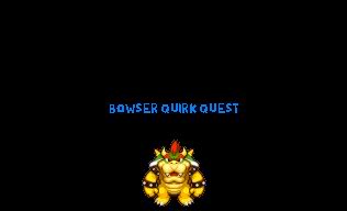 Zoomed screenshot of Bowser Quirk Quest