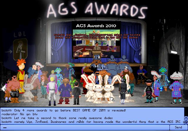 Zoomed screenshot of AGS Awards Ceremony 2010