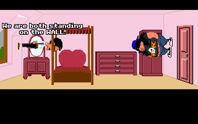 Zoomed screenshot of A Matter of Some Gravity (Maniac Mansion Mania: Episode 77)