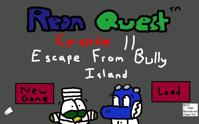 Zoomed screenshot of Reon Quest Episode 2: Escape From Bully Island
