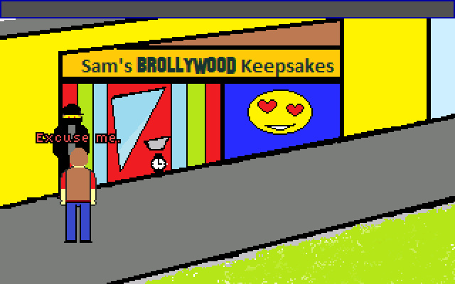 Zoomed screenshot of Road to Brollywood
