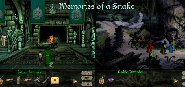 Zoomed screenshot of Memories of a Snake
