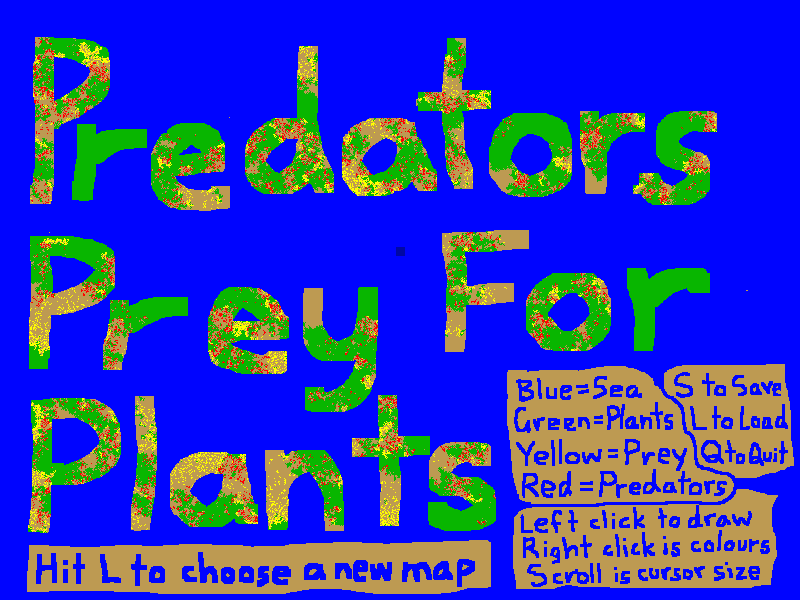 Zoomed screenshot of Predators Prey For Plants