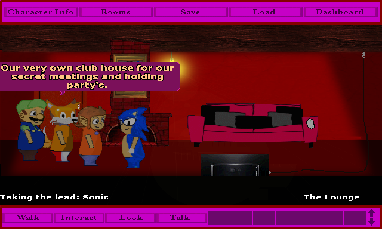 Screenshot 2 of Sonic and friends in: Club House width=