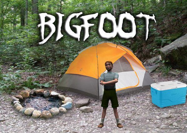 Zoomed screenshot of Bigfoot