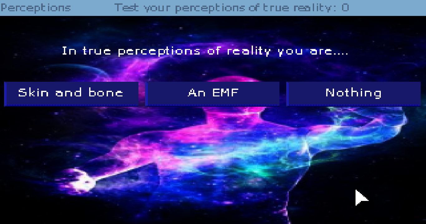Zoomed screenshot of Perceptions