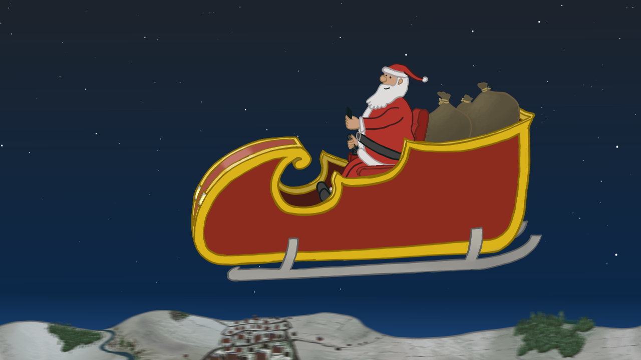 Screenshot 2 of Santa Claus in A Flight To Remember width=