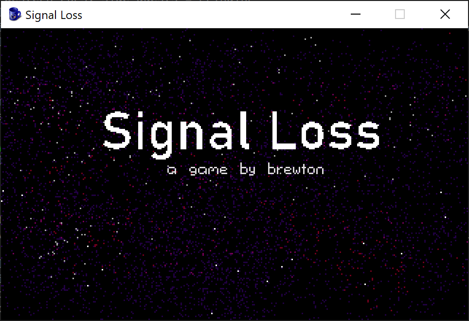 Zoomed screenshot of Signal Loss