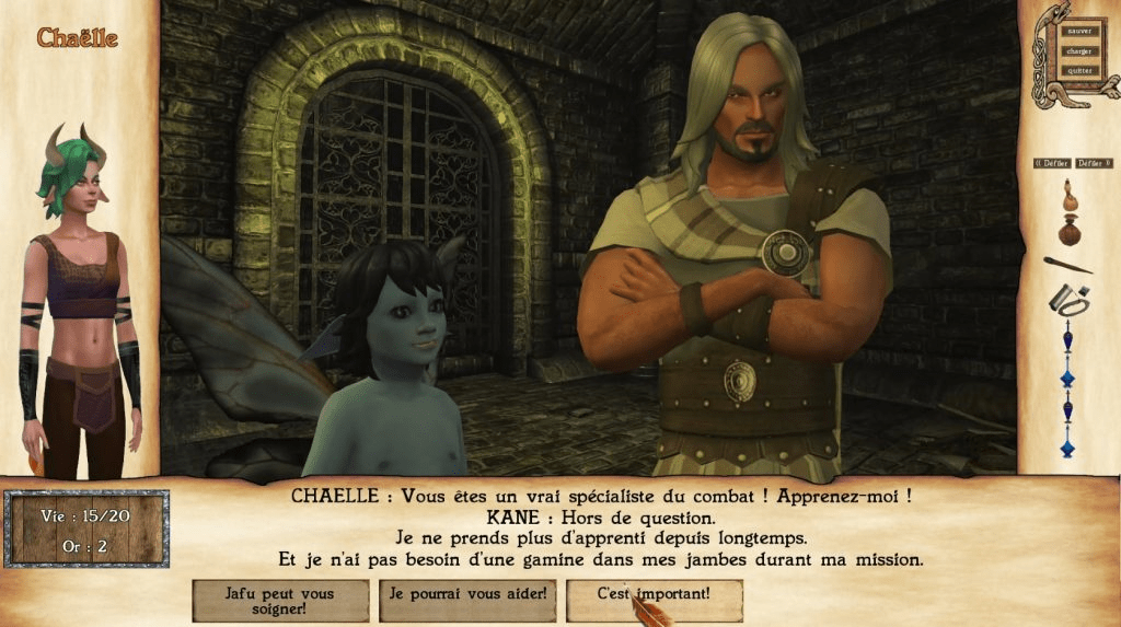 Screenshot 2 of Les Chroniques de Katura - Partie 2 - Chaëlle width=