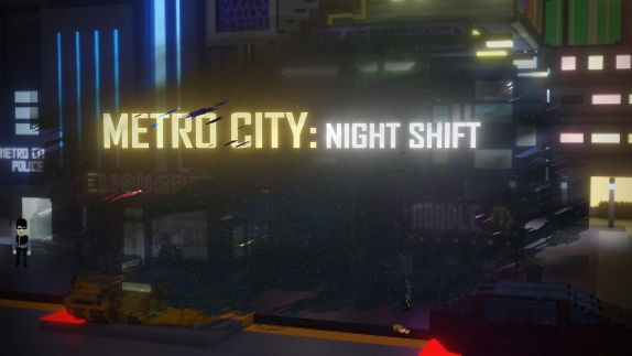 Zoomed screenshot of METRO CITY: Night Shift