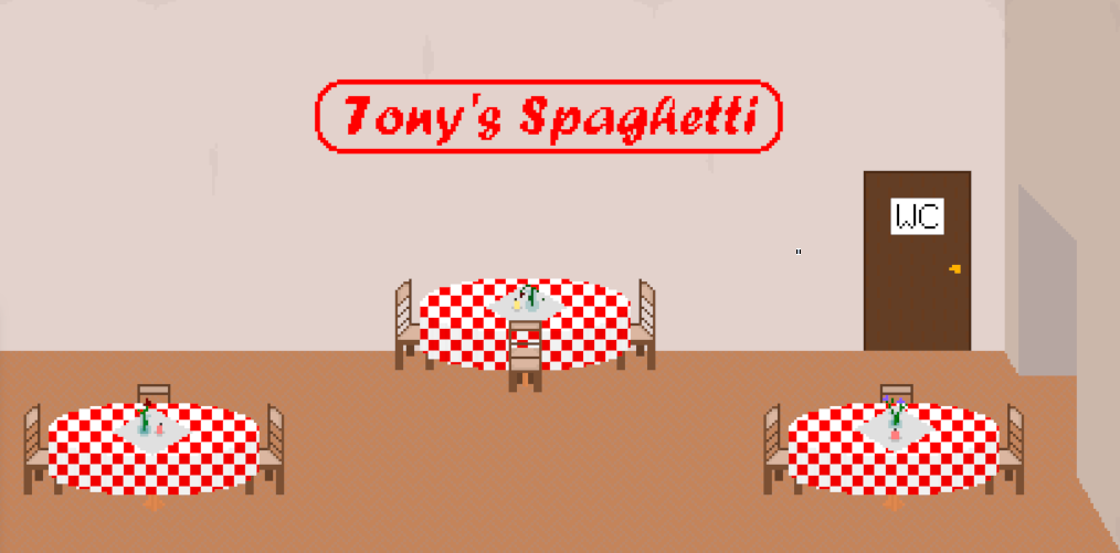 Zoomed screenshot of Tony's Spaghetti