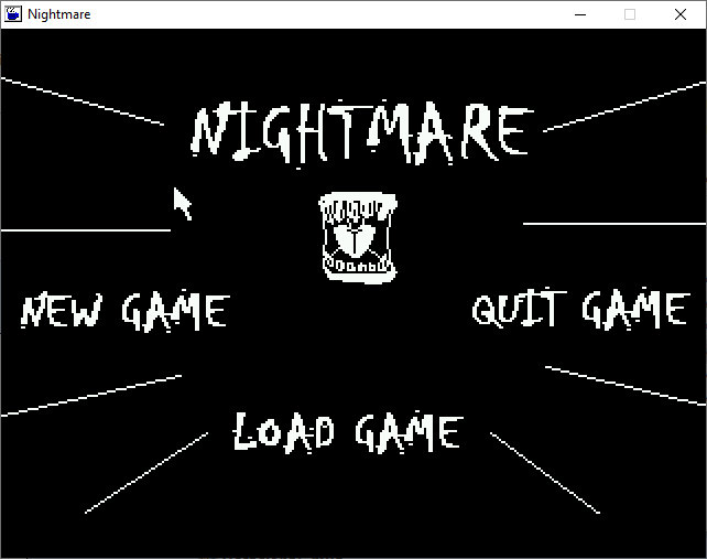 Zoomed screenshot of Nightmare Demo