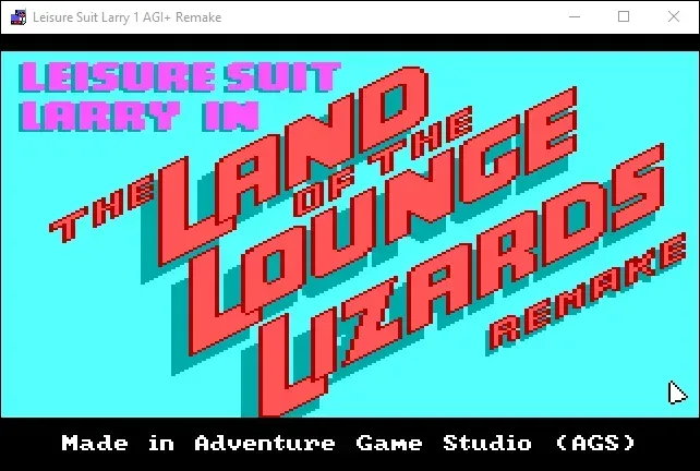Leisure Suit Larry In the Land of the Lounge Lizards AGI+ Remake
