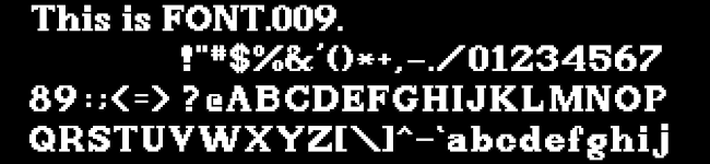 SCI Font