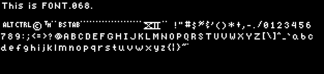 SCI Font
