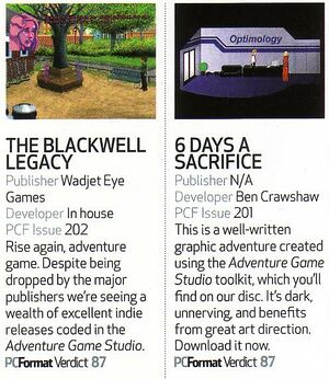 Ags in the media 6DaS BlackwellLegacy PC Format UK Aug 2007.jpg