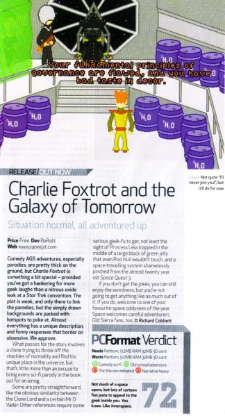 File:Ags in the media Charlie Foxtrot review PC Format UK Aug 2008.jpg